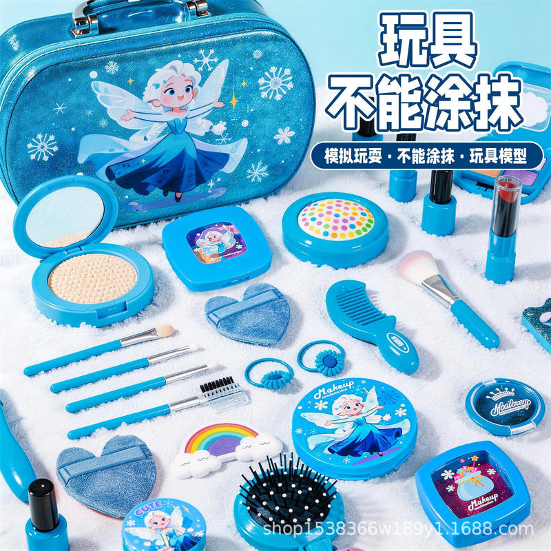 Children's Simulated Cosmetics Toys for Girls, Dress-Up and Pretend Play Accessories, Beauty Princess Set Gifts, Cross-Border