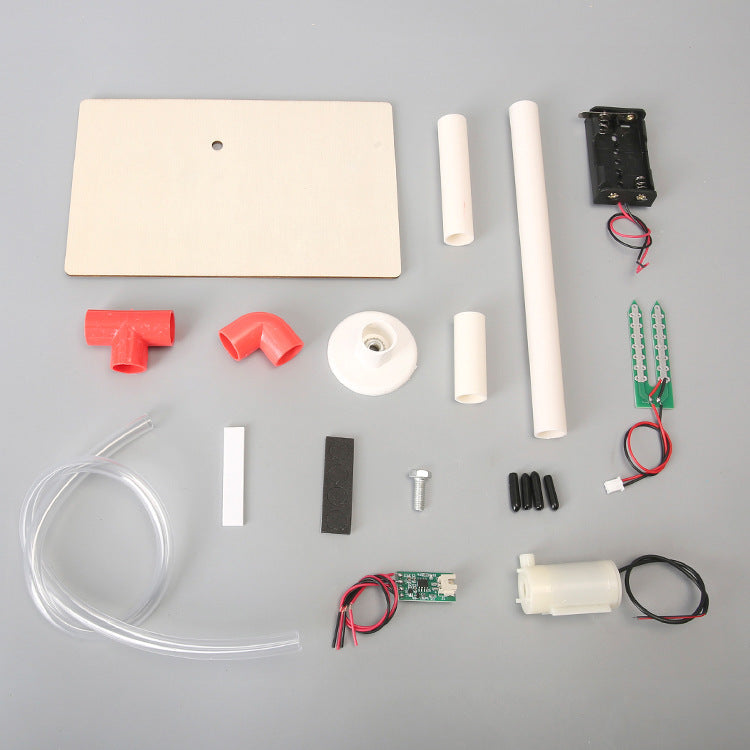 DIY Humidity Sensing Automatic Flower Watering System Model Science and Technology Small Production Scientific Experiment Kidsren's Toy Material Package