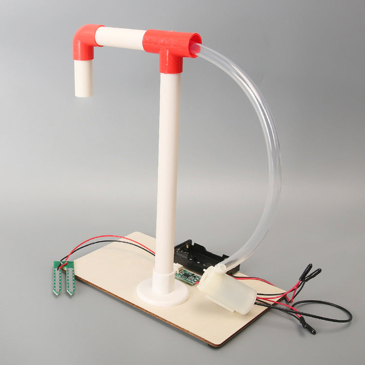DIY Humidity Sensing Automatic Flower Watering System Model Science and Technology Small Production Scientific Experiment Kidsren's Toy Material Package