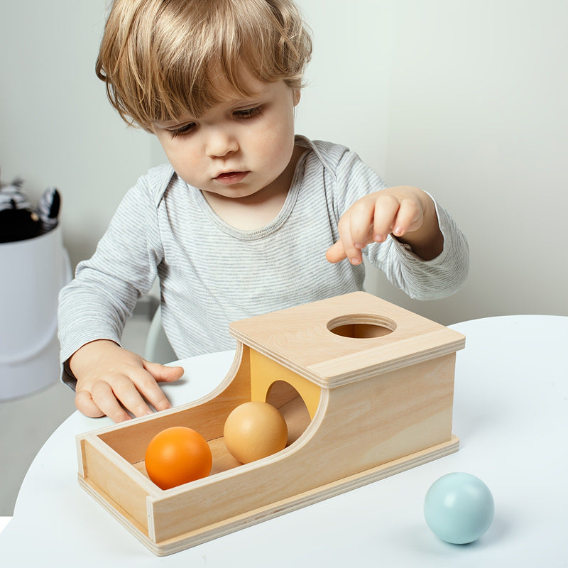 Wooden Children's Toys Montessori Early Education Educational Aids Kindergarten Tools Ball Drawer Target Box Science and Education Toys