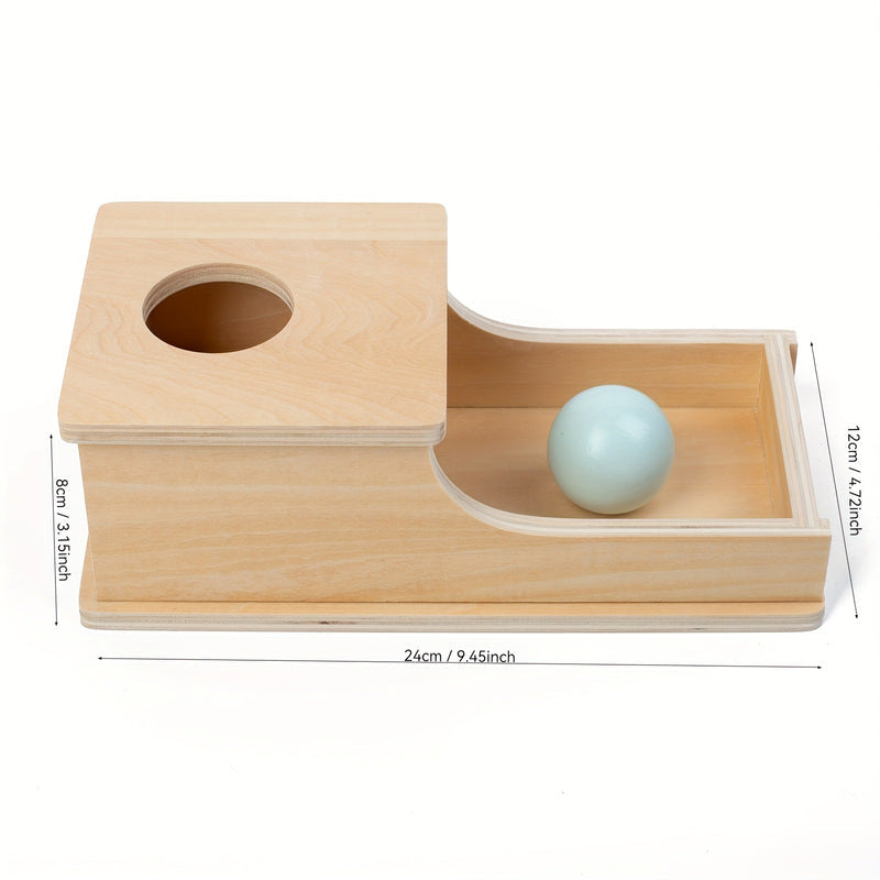 Wooden Children's Toys Montessori Early Education Educational Aids Kindergarten Tools Ball Drawer Target Box Science and Education Toys