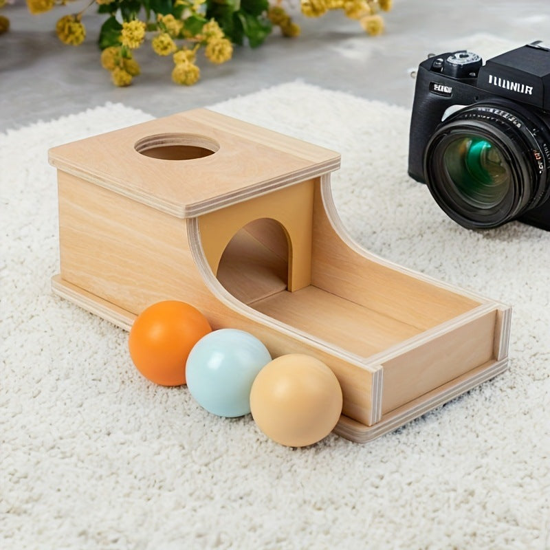 Wooden Children's Toys Montessori Early Education Educational Aids Kindergarten Tools Ball Drawer Target Box Science and Education Toys