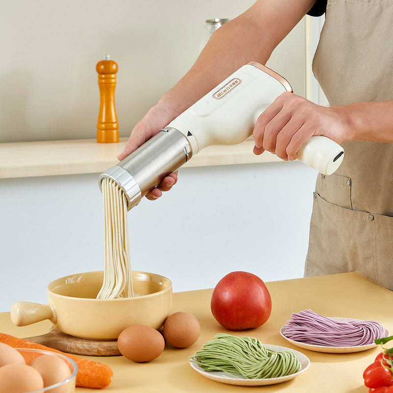 Automatic Small Electric Noodle Press Machine, Direct Supply from the Manufacturer, Wireless Handheld Noodle Press Machine, Portable Noodle Machine for Home Use