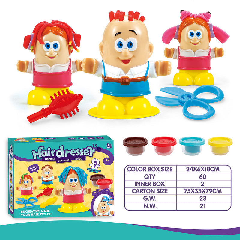 cross-border free handmade creative Diy color clay toys play house children's light clay toys