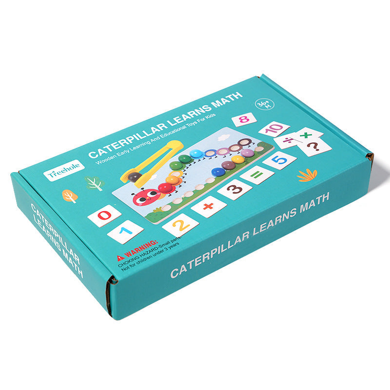 Caterpillar Beads Young Children's concentration training Hand fine movements Parent-child interaction Early education Wooden toys