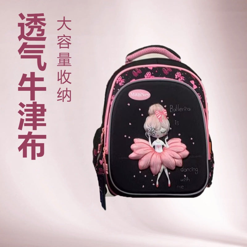 Haainey Kidsren's Primary School Backpack, Fashionable, Breathable, Burden-Reducing, Lightweight 1-4Th Grade Student Backpack