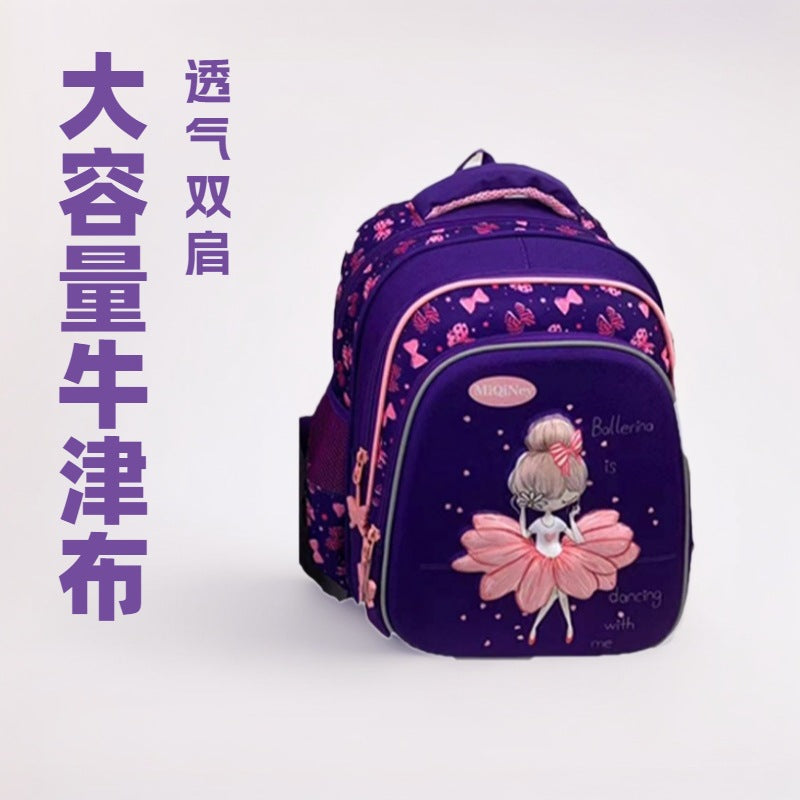 Haainey Kidsren's Primary School Backpack, Fashionable, Breathable, Burden-Reducing, Lightweight 1-4Th Grade Student Backpack
