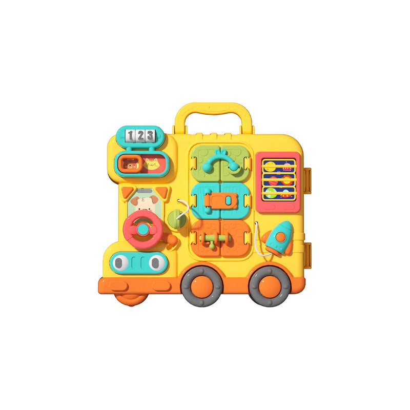 New Product Infant and Toddler Educational Busy Car Early Education Unlocking Brain-Moving Multi-Functional Toys Enlightenment Baby Learning Toys