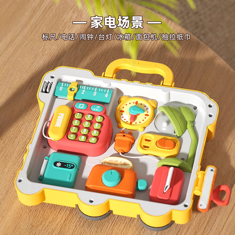 New Product Infant and Toddler Educational Busy Car Early Education Unlocking Brain-Moving Multi-Functional Toys Enlightenment Baby Learning Toys