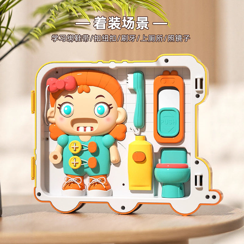 New Product Infant and Toddler Educational Busy Car Early Education Unlocking Brain-Moving Multi-Functional Toys Enlightenment Baby Learning Toys