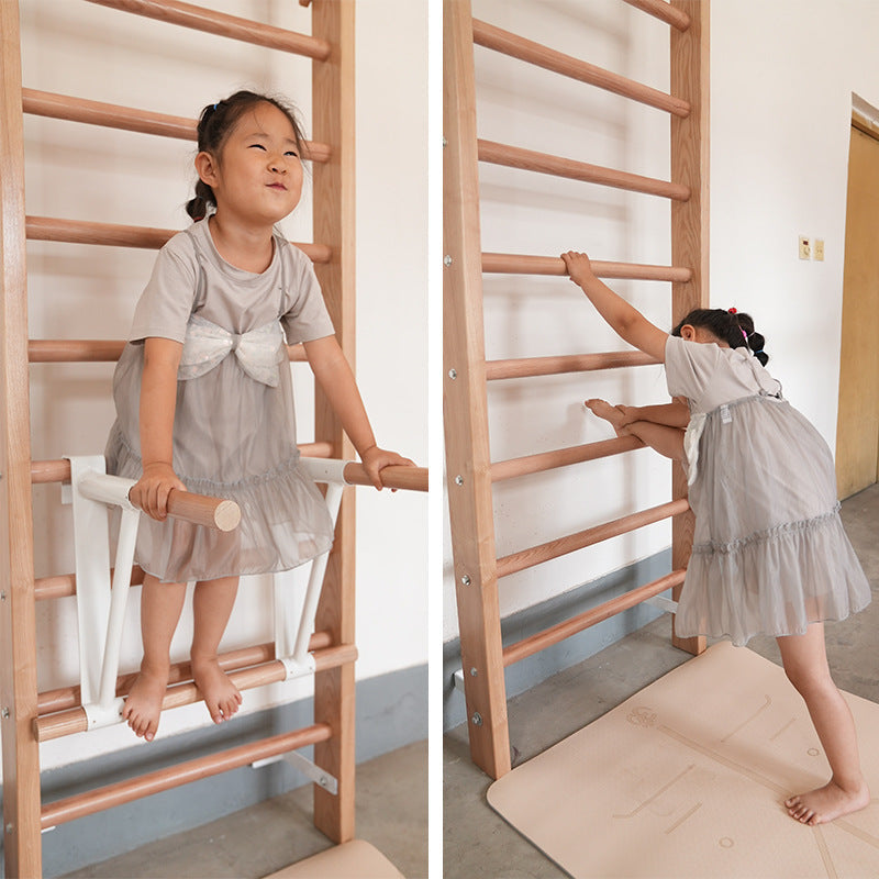 Ripstop Wooden Frame Stretching Equipment, No-Drill Climbing Equipment, Multifunctional Home Fitness Equipment for Pull-Ups and Leg Presses