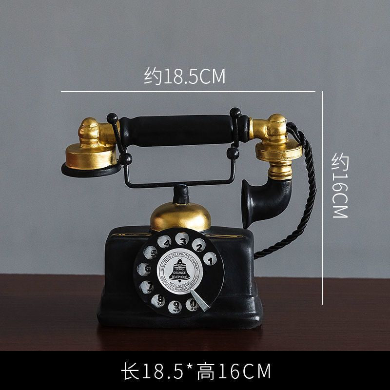 Retro Phonograph Desktop Decoration Advanced Sense Niche Music Box Music Box Living Room Bedroom Nostalgic Home Decoration