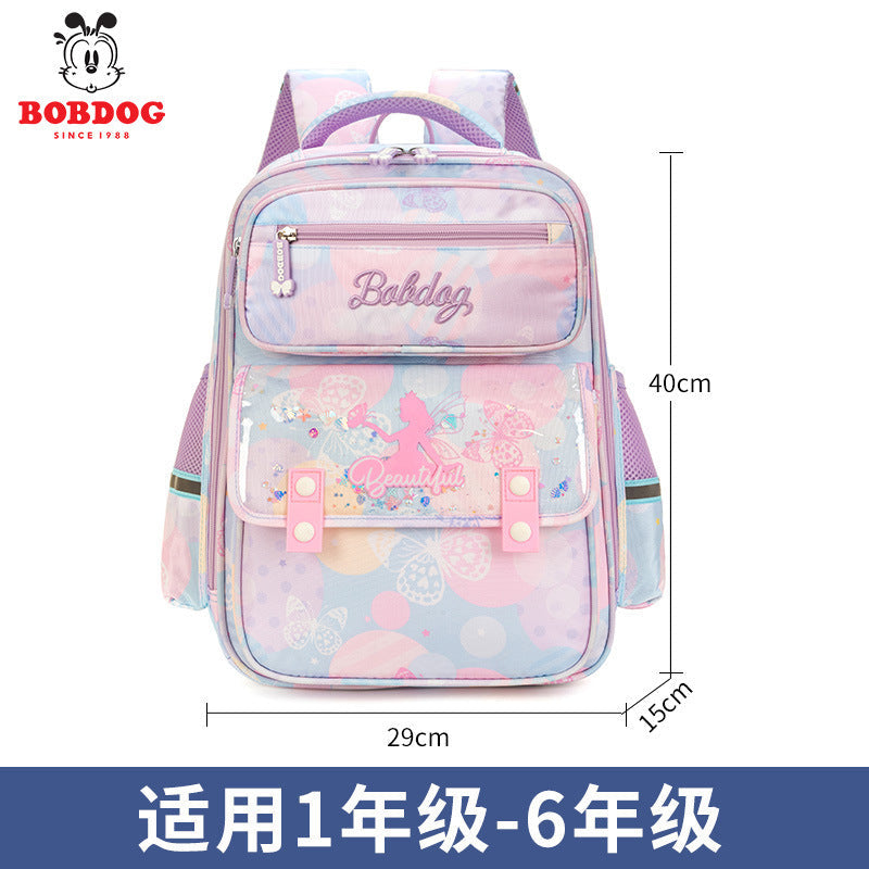 Balaboo Kids School Backpack for Girls, Spine-Friendly Lightweight Waterproof Large Capacity for Grades 1-3-6 Years