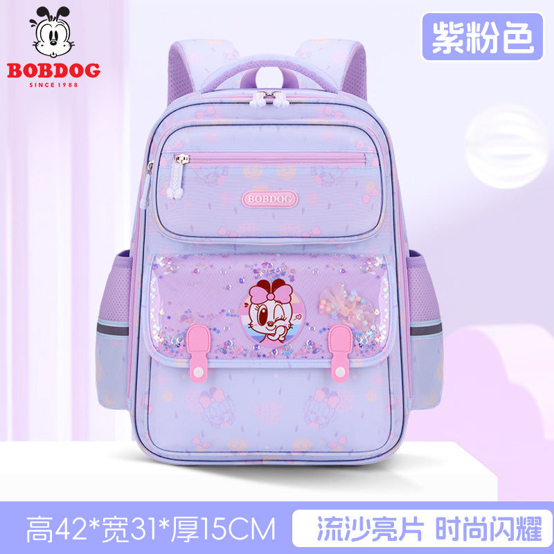 Balaboo Kids School Backpack for Girls, Spine-Friendly Lightweight Waterproof Large Capacity for Grades 1-3-6 Years