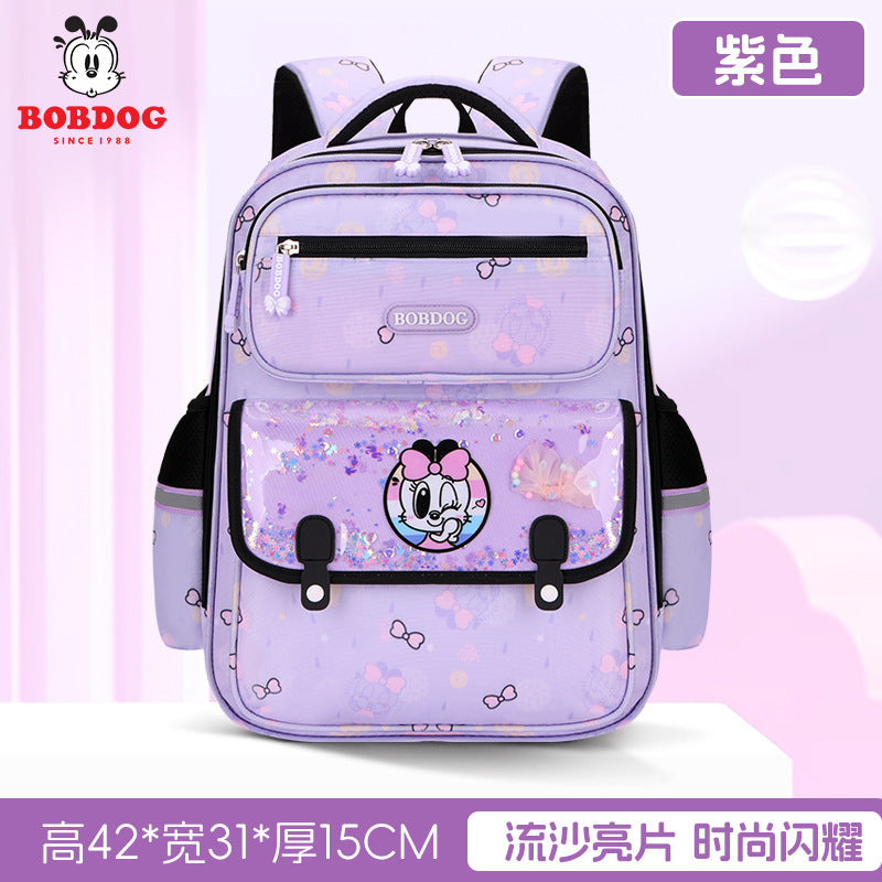 Balaboo Kids School Backpack for Girls, Spine-Friendly Lightweight Waterproof Large Capacity for Grades 1-3-6 Years