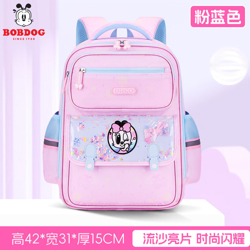 Balaboo Kids School Backpack for Girls, Spine-Friendly Lightweight Waterproof Large Capacity for Grades 1-3-6 Years