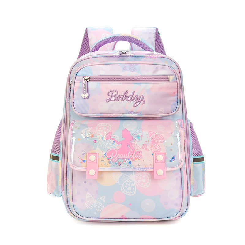 Balaboo Kids School Backpack for Girls, Spine-Friendly Lightweight Waterproof Large Capacity for Grades 1-3-6 Years