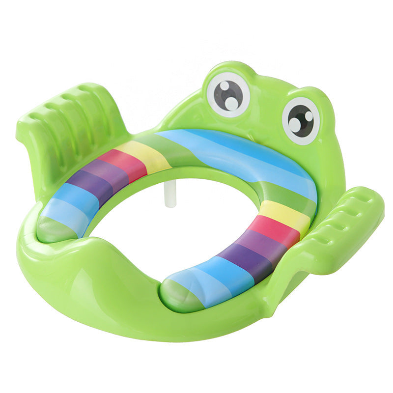 Baby Potty Seat Cushion, Infant & Toddler Frog Toilet Seat Ring, Extra Large Soft Potty Pad for Kids