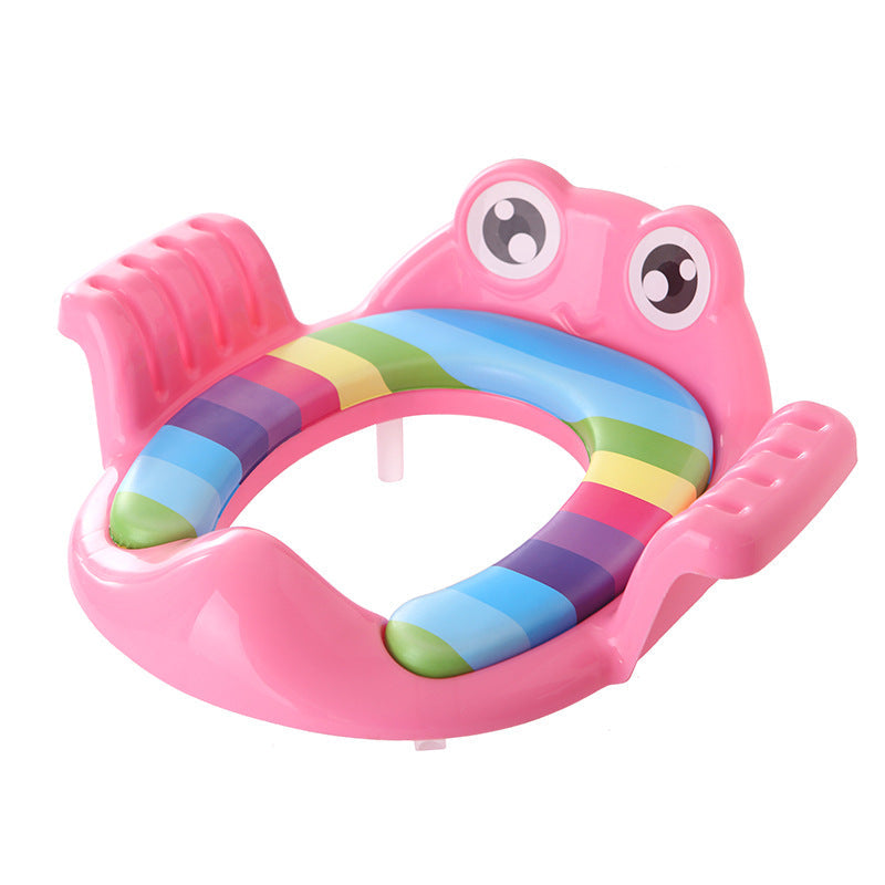 Baby Potty Seat Cushion, Infant & Toddler Frog Toilet Seat Ring, Extra Large Soft Potty Pad for Kids