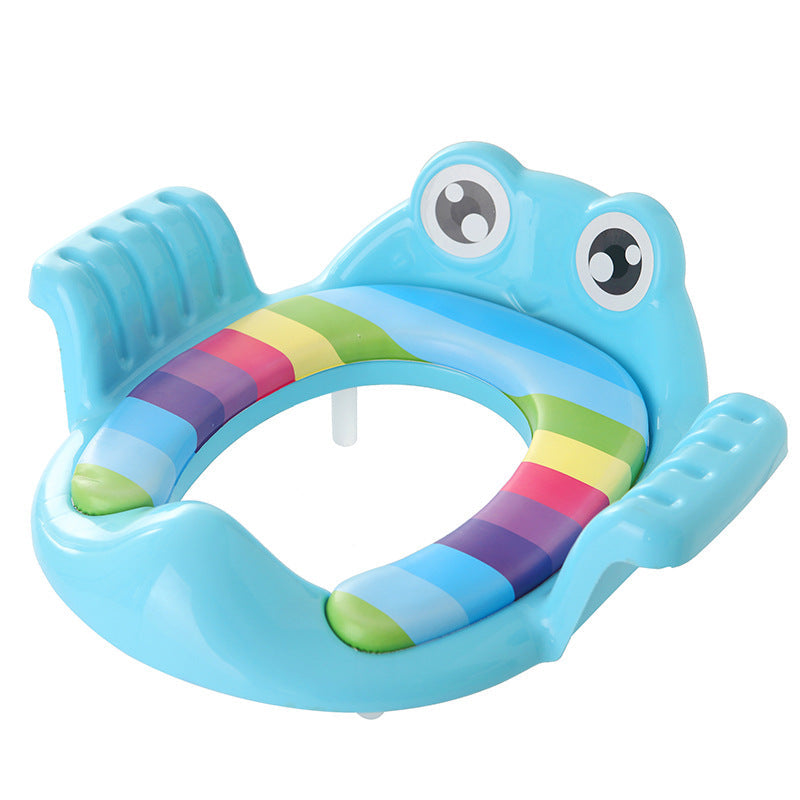 Baby Potty Seat Cushion, Infant & Toddler Frog Toilet Seat Ring, Extra Large Soft Potty Pad for Kids