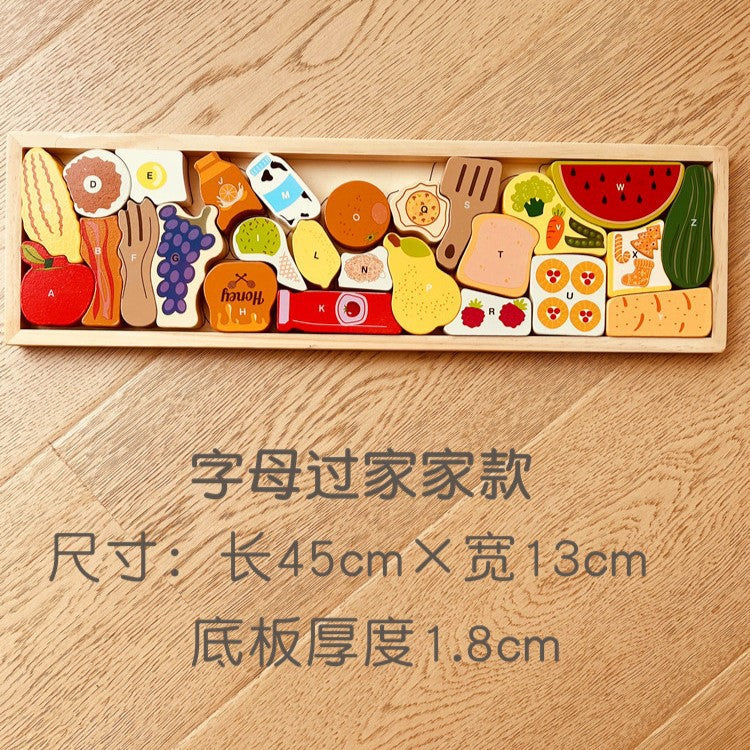 Kids Educational Early Learning Toy Letter 3D Puzzle, Animal Cognition 3D Stacking Puzzle Blocks, Balance Stacking Building Toy (Wholesale)