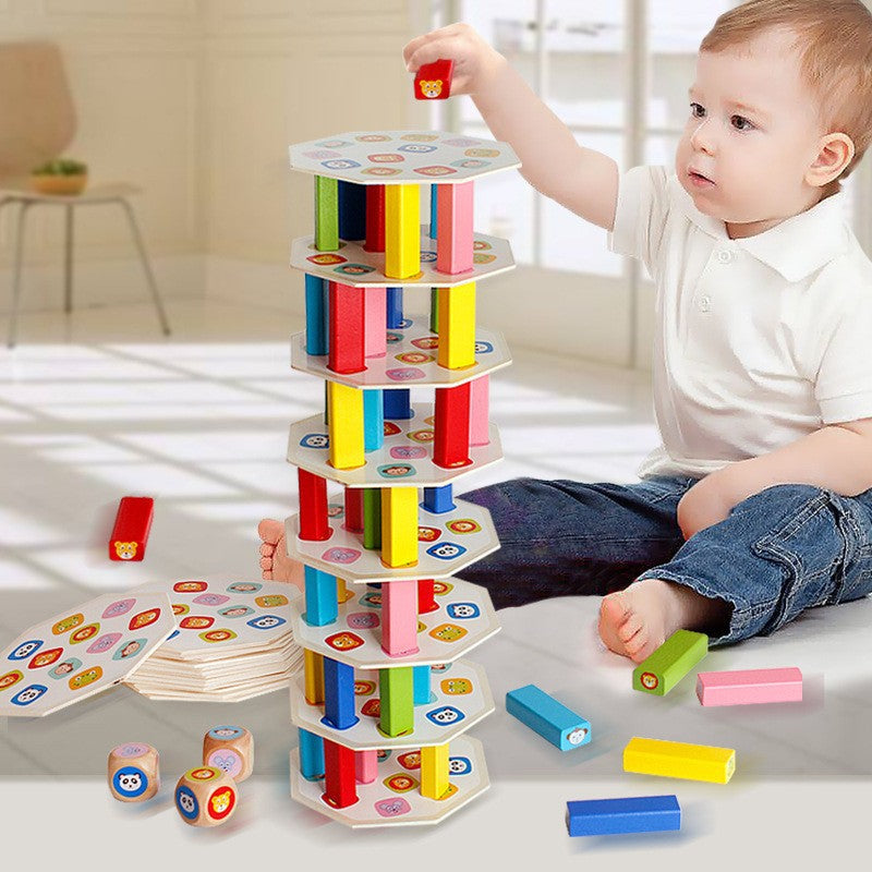 Kids Educational Early Learning Toy Letter 3D Puzzle, Animal Cognition 3D Stacking Puzzle Blocks, Balance Stacking Building Toy (Wholesale)