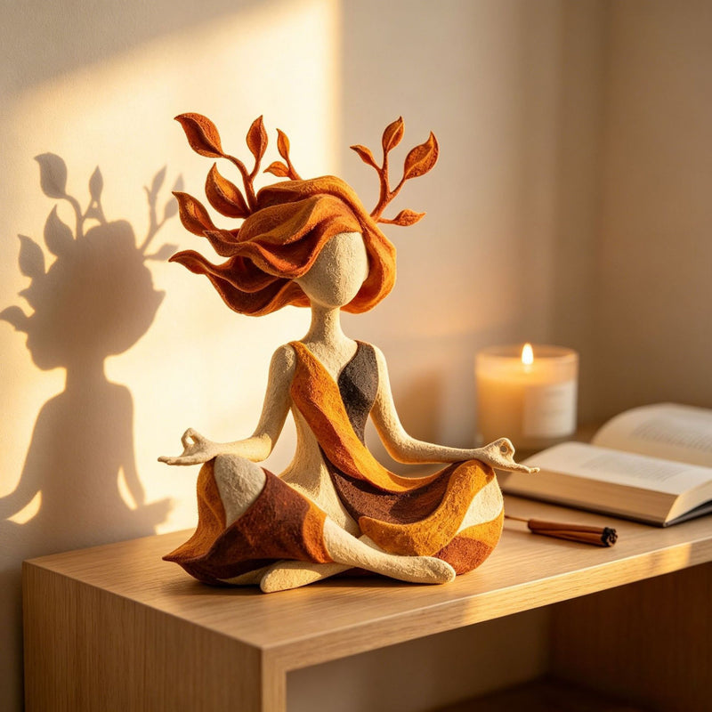 New Cross-Border Inner Harmony Sculptural Figurine Resin Small Statue