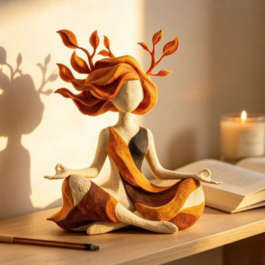 New Cross-Border Inner Harmony Sculptural Figurine Resin Small Statue