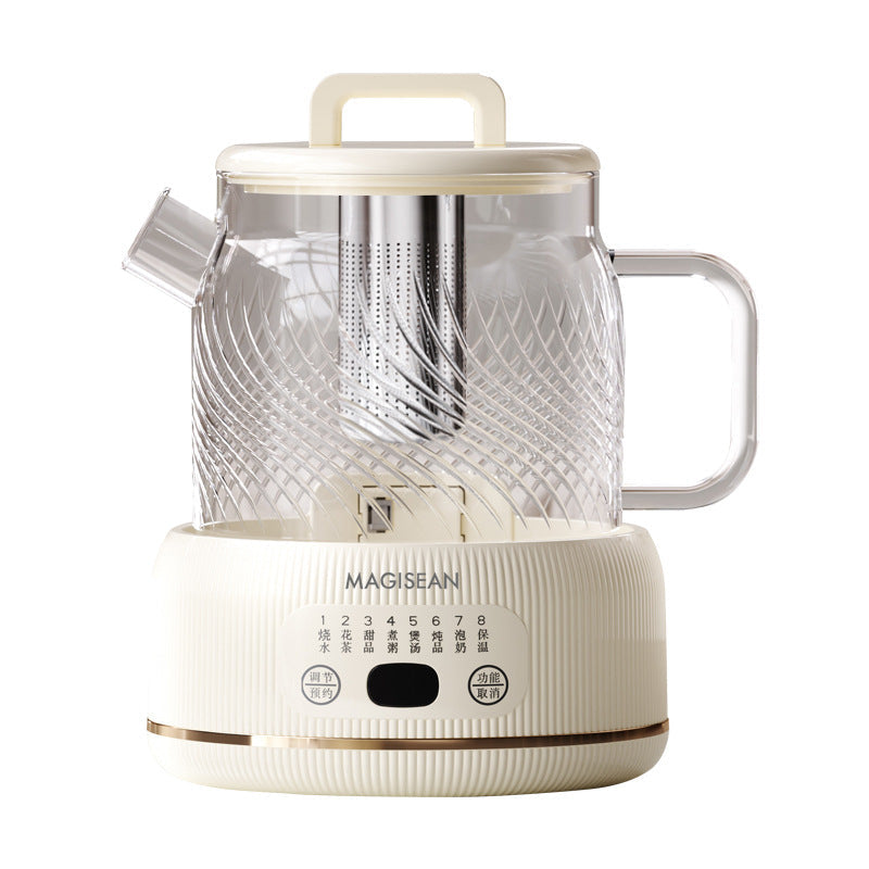 Household Glass Health Pot, Automatic Constant Temperature Kettle, Multi-Functional Office Tea Maker, Small One-Person Health Pot