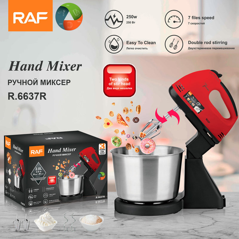 European standard egg beater electric household desktop mini cream egg white and flour mixer cake baking egg beater