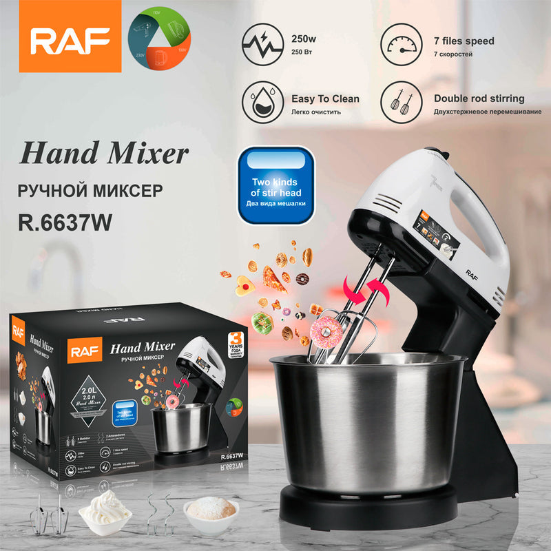 European standard egg beater electric household desktop mini cream egg white and flour mixer cake baking egg beater