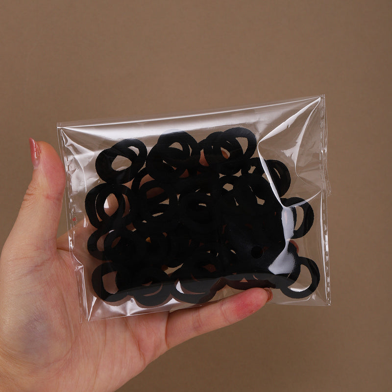 Children's Colorful Hair Ties, Threaded Elastic Bands That Don'T Damage Hair, High Elasticity Thumb-Sized Hair Ties, Girls' Hair Ropes, Hair Accessories