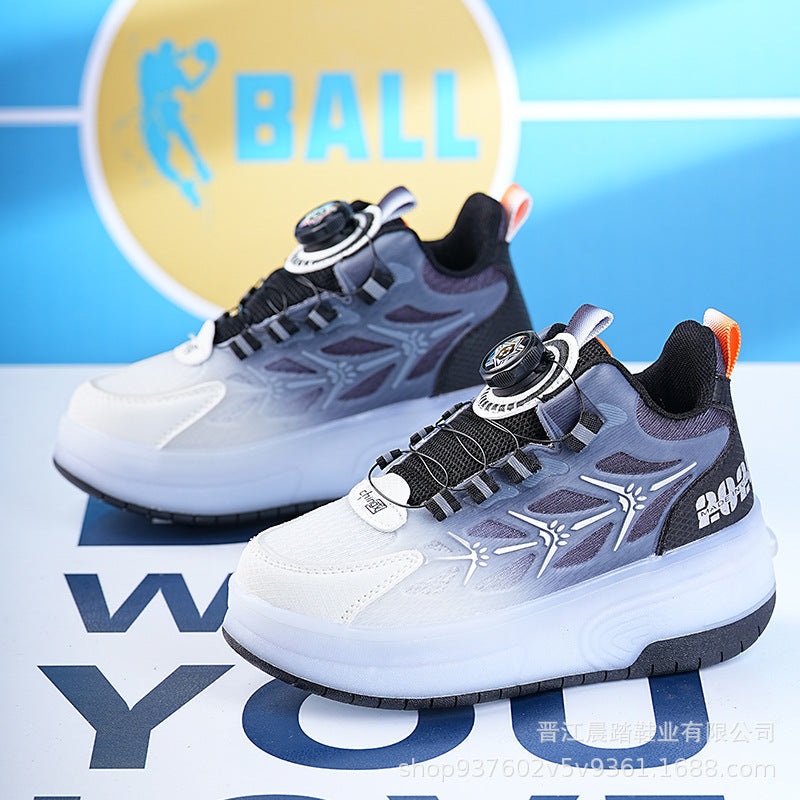 Explosive Heelys Shoes Boys Summer Breathable Children Pupils sneaker Light Shoes Skating Skate Shoes Girls