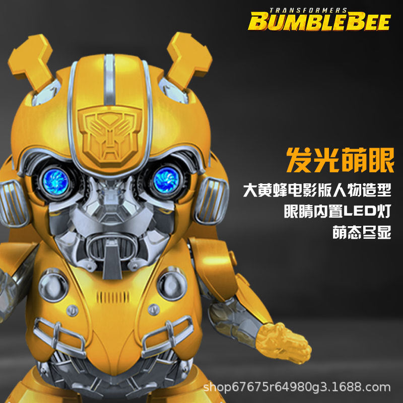 Early Education Intelligent Voice Interactive Transforming Robot King Kong Dancing Bumblebee Skateboard Children's Electric Toy Birthday