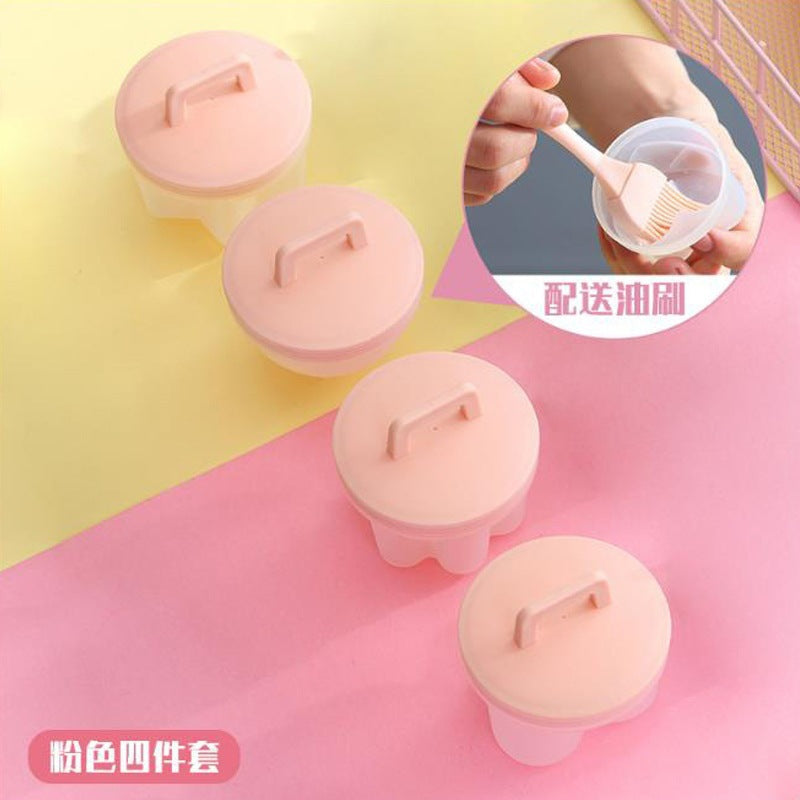 Kitchen Steamed Egg Maker 4-Piece Set – Breakfast Egg Cooker Mold, DIY Creative Egg Cooking Set, Boxed