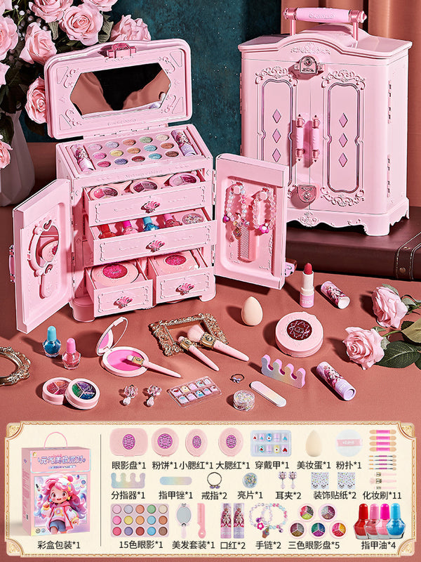 International Kids Makeup Set for Girls, Toy Makeup Kit, Little Princess Makeup Palette, Birthday Gift for Girls