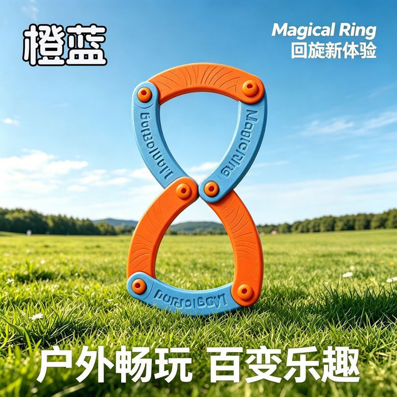 Creative and Versatile Sound-Making Flying Ring, Eva Soft Material, Foldable Flying Disc, Children's Outdoor Safety Flying Disc Toy Wholesale