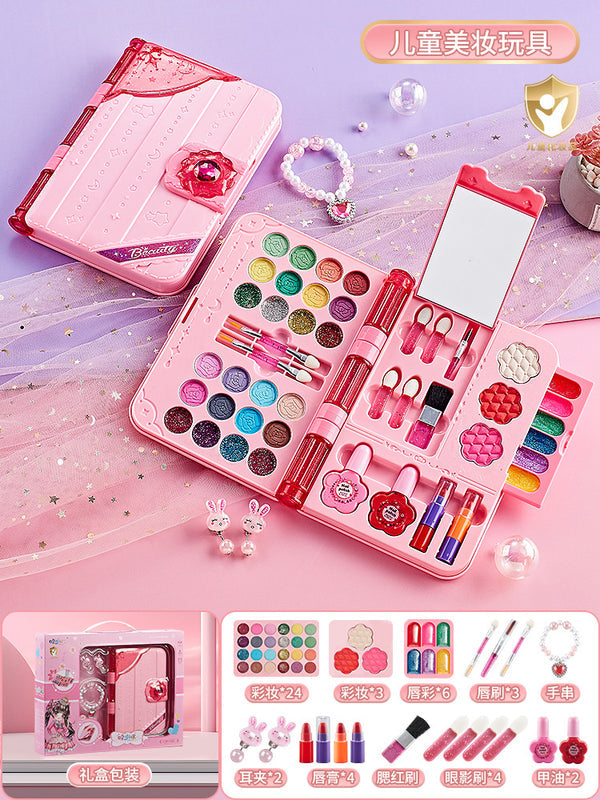 International Kids Makeup Set for Girls, Toy Makeup Kit, Little Princess Makeup Palette, Birthday Gift for Girls