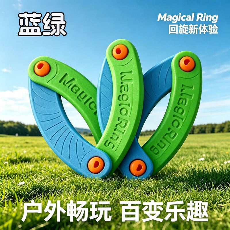 Creative and Versatile Sound-Making Flying Ring, Eva Soft Material, Foldable Flying Disc, Children's Outdoor Safety Flying Disc Toy Wholesale