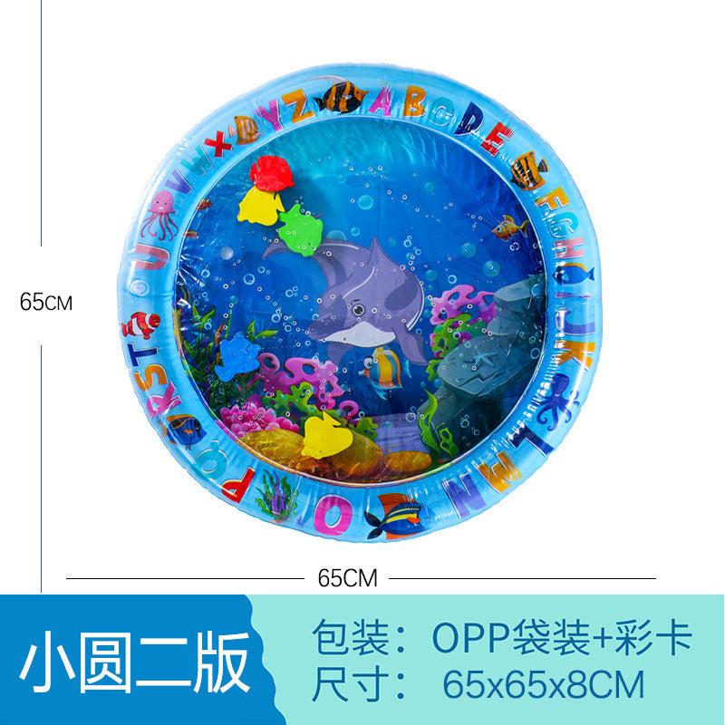 Cross-Border Children's Inflatable Water Mat, Baby Ice Mat, Baby Play Mat, Tummy Time Mat, Inflatable Crawling Mat