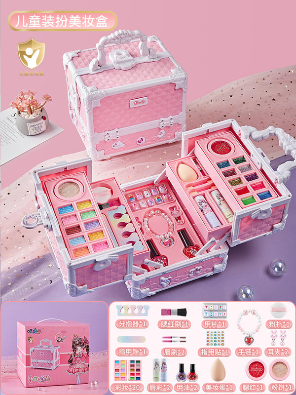 International Kids Makeup Set for Girls, Toy Makeup Kit, Little Princess Makeup Palette, Birthday Gift for Girls