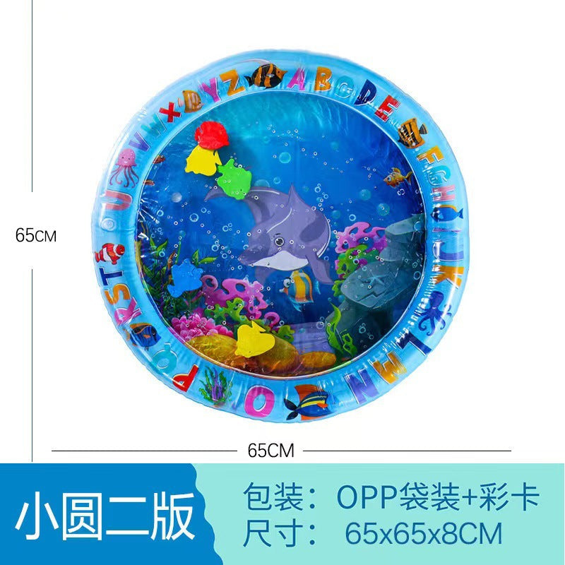 Cross-Border Children's Inflatable Water Mat, Baby Ice Mat, Baby Play Mat, Tummy Time Mat, Inflatable Crawling Mat
