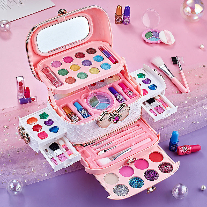 International Kids Makeup Set for Girls, Toy Makeup Kit, Little Princess Makeup Palette, Birthday Gift for Girls
