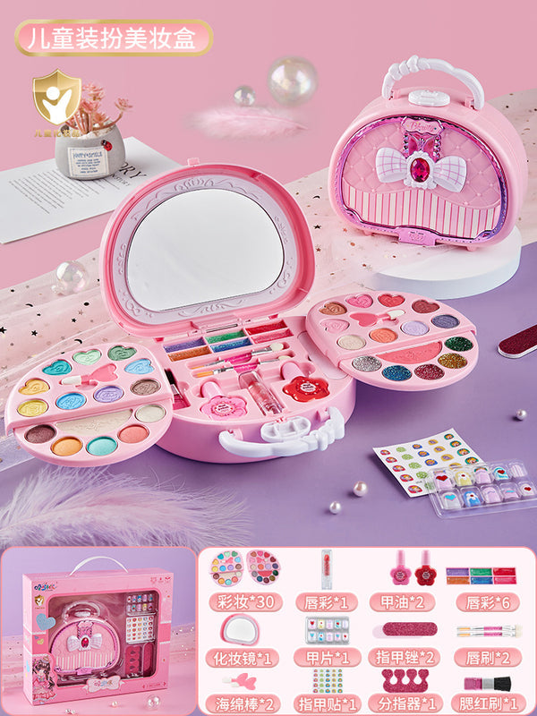 International Kids Makeup Set for Girls, Toy Makeup Kit, Little Princess Makeup Palette, Birthday Gift for Girls