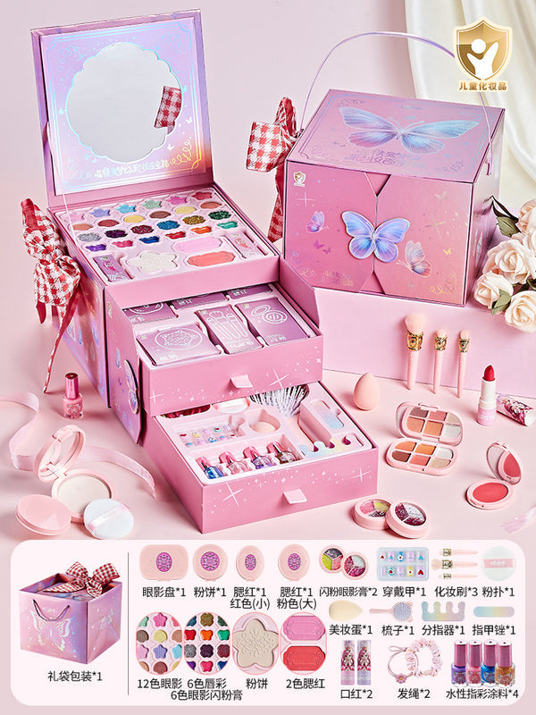 International Kids Makeup Set for Girls, Toy Makeup Kit, Little Princess Makeup Palette, Birthday Gift for Girls