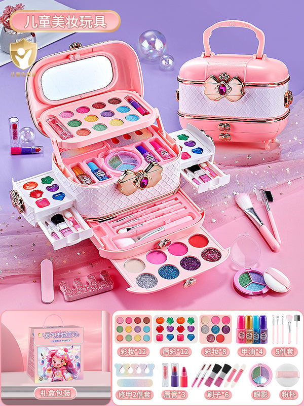 International Kids Makeup Set for Girls, Toy Makeup Kit, Little Princess Makeup Palette, Birthday Gift for Girls