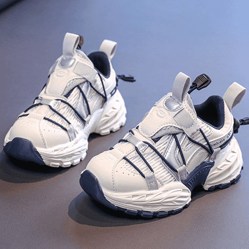 [Hot Style] Children's Dad Shoes 2025 Spring and Summer New Girls Mesh Breathable Sports Shoes Male Students Trendy