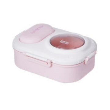 Cute Lunch Box for Office Workers, Lunch Box for Students, Compartmentalized Lunch Box, Microwaveable Lunch Box with Cutlery