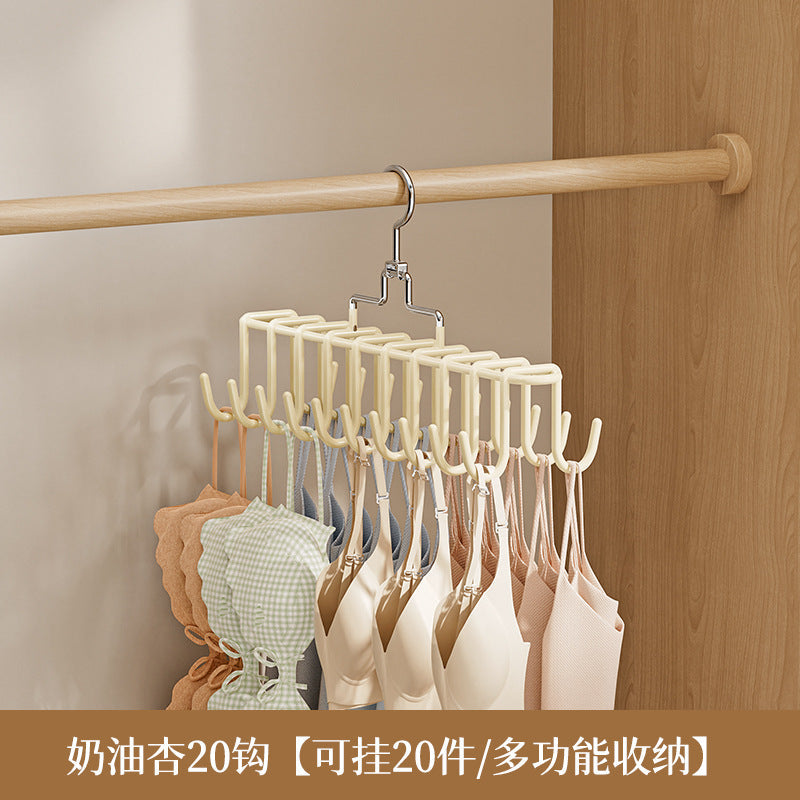 Children's Multi-Clip Baby Clothes Hanger, Baby Bibs, Socks Drying Rack, Hat Hook, Sock Drying Gadget