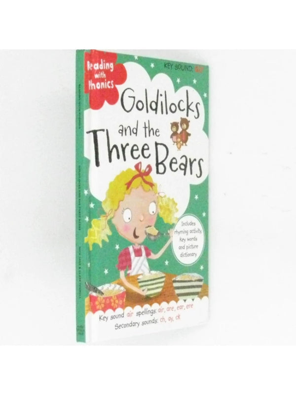 English Original Book: Phonics Storybook Series – Goldilocks (Parent-Child Shared Reading) Picture Book of the Blonde Girl and the Three Bears, Classic Fairy Tales for Fun Learning
